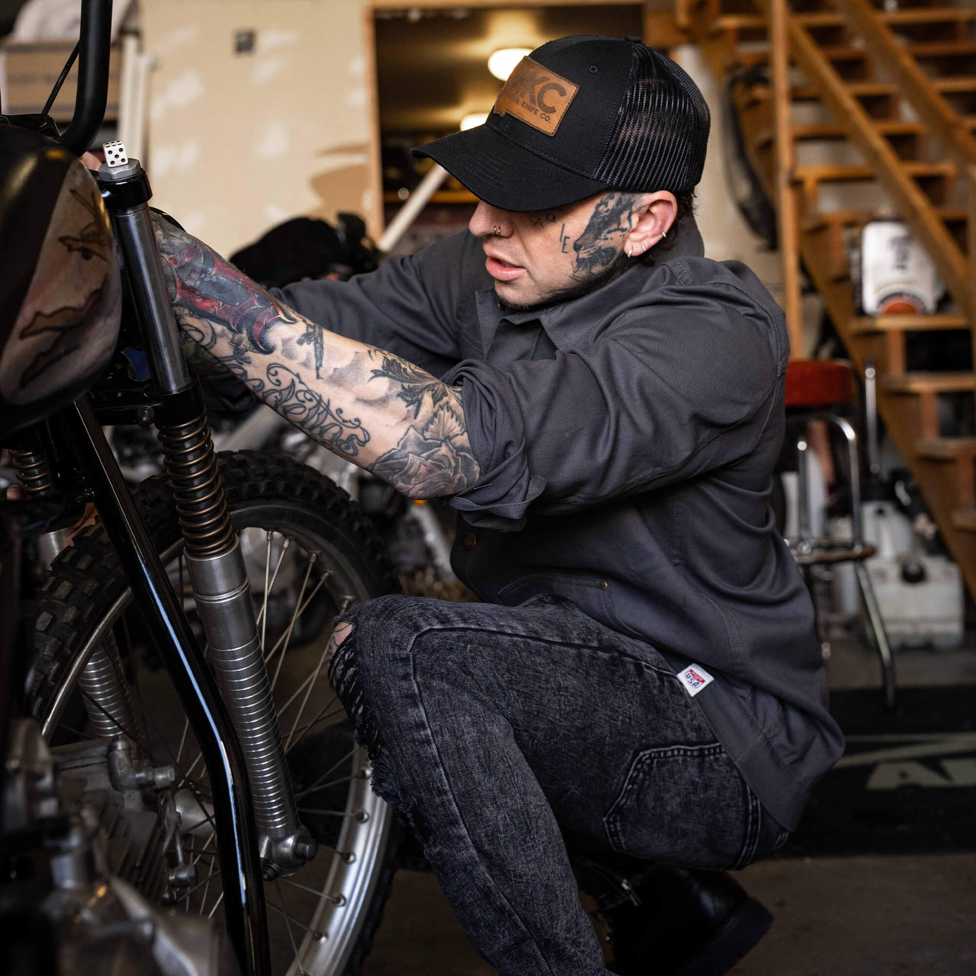 MKC WORK JACKET - USA MADE - CHARCOAL