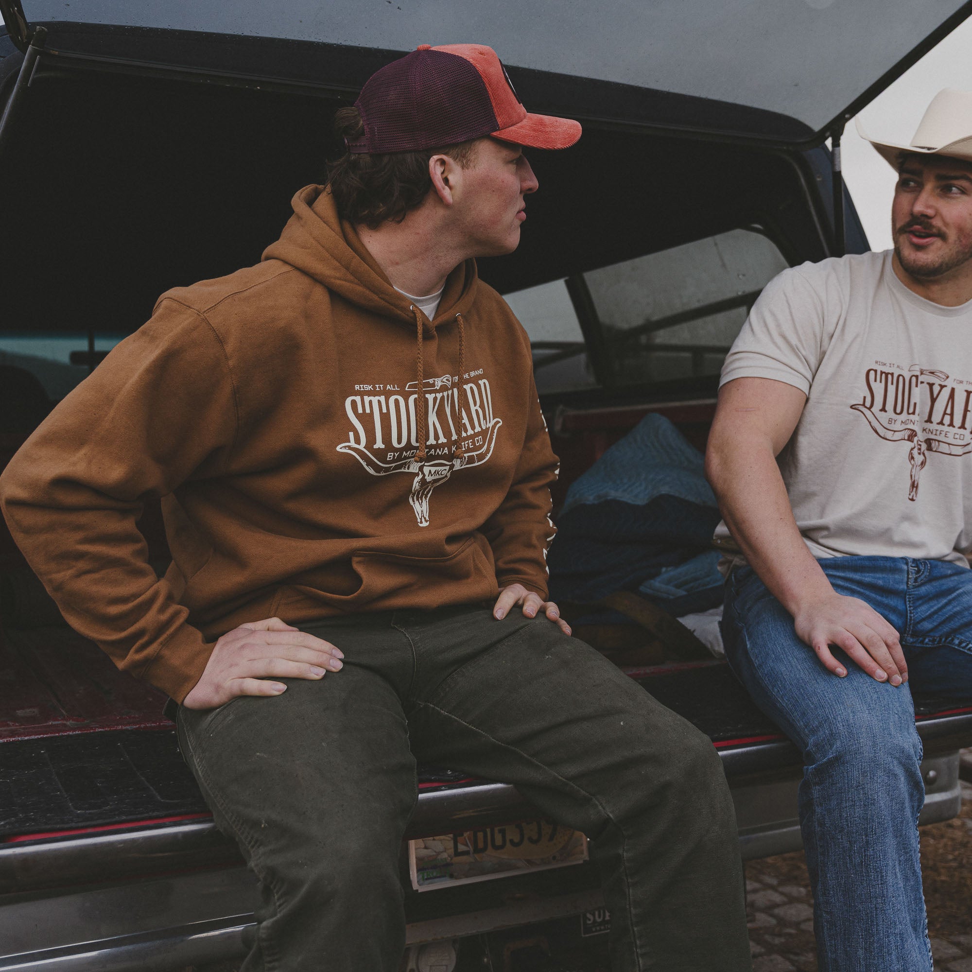 STOCKYARD HOODIE - SADDLE