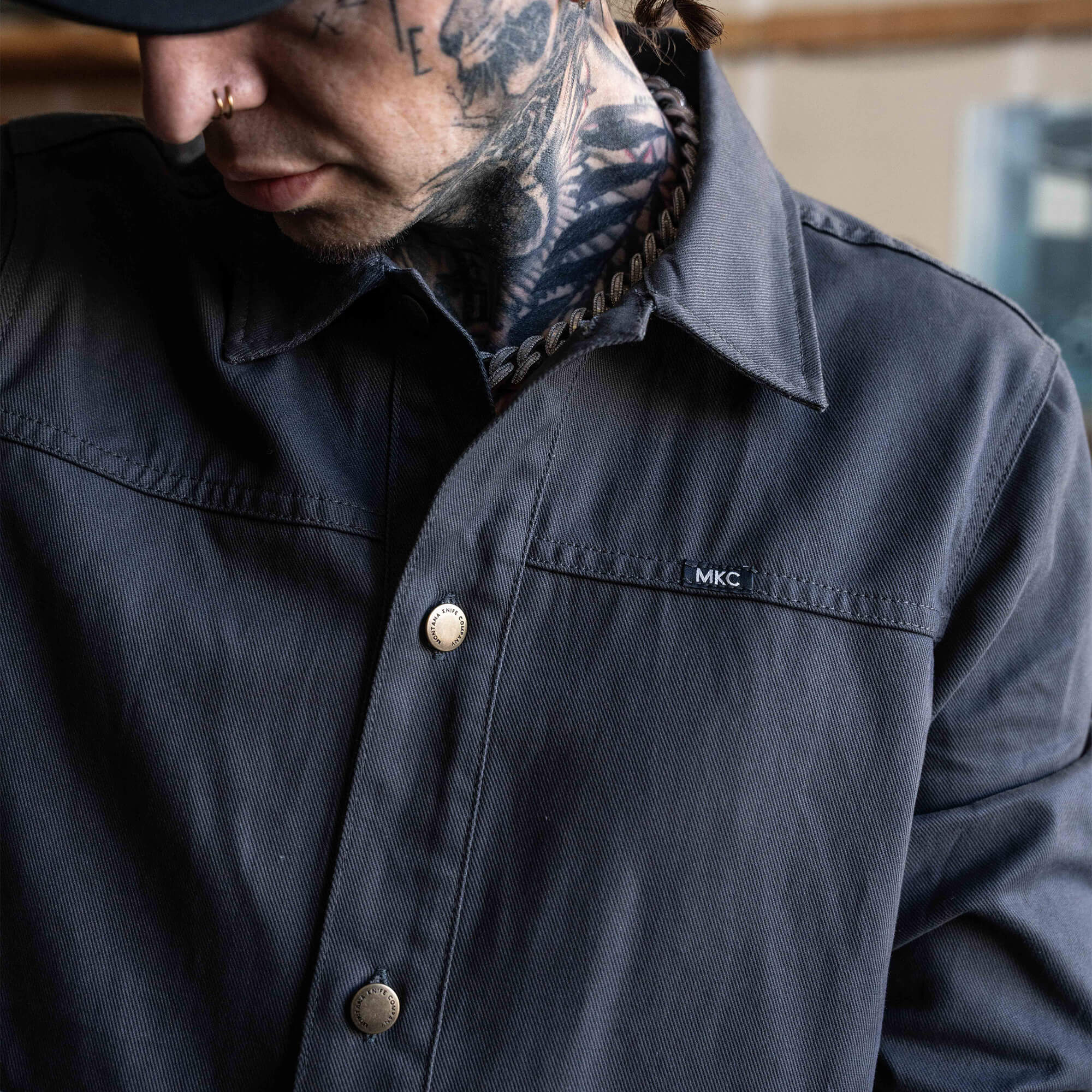 MKC WORK JACKET - USA MADE - CHARCOAL